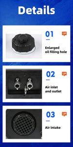 Calentador de Aire de Estacionamiento Diésel WINFULL de 24V 12V de Bajo Consumo de Combustible, 2kW-8kW, 36x22x25cm para Camiones, Barcos y Caravanas - Product Image 6
