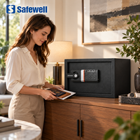 Coffre-fort électronique de rangement pour bureau à domicile Safewell avec alerte anti-effraction, armoire de sécurité pour achats en gros