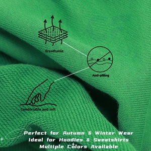 360gsm 85.2% Cotton 14.8 Polyester Vải Dệ<span class=keywords><strong>t</strong></span> Kim TC Chải Kỹ Và Vậ<span class=keywords><strong>t</strong></span> Liệu Mềm Mại Bông Vải Cho Phụ Nữ <span class=keywords><strong>C</strong></span>ủa Hoodies Tops Và Quần - Product Image 4