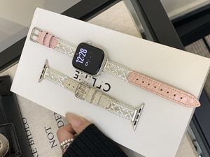 Correas de Reloj Inteligente con Perlas de Moda de 20 y 22 mm para Miband 10, Correa de Cuero para Apple Watch Series <span class=keywords><strong>11</strong></span>, 10, 9, <span class=keywords><strong>8</strong></span>, 45 mm, 38 mm - Product Image 4