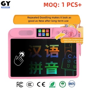 Set <span class=keywords><strong>di</strong></span> Giocattoli Educativi Intelligenti per Bambini GY con Disegno, Lettura Vocale, Doppio Schermo, Funzioni Multiple, Lavagna Cartoon da 14 Pollici - Product Image 1