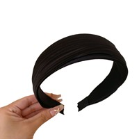 Serre-tête torsadé en satin tendance, haut de gamme et polyvalent, pour femme, estival, simple, effet amincissant pour les cheveux