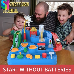 SY TOYS Classique DIY Circuit de train à assembler pour enfants, avec voitures de course, <span class=keywords><strong>jeu</strong></span> de sauvetage urbain et manuel d'aventure - Product Image 6