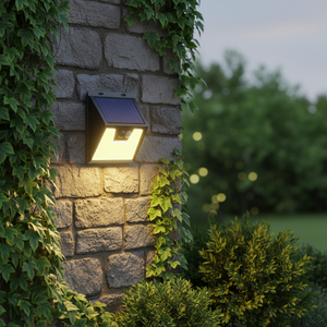 Modern 176LED PIR Motion Sensor Solar Wall Light 3-Sided Illuminated ABS IP65 Waterproof For Garden Courtyard Outdoor Use