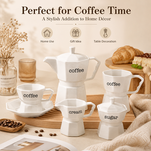 European Style Simple Luxury <strong>Coffee</strong> <strong>Sugar</strong> High <strong>Tea</strong> Cup Saucer <strong>Set</strong> - Product Image 1