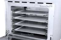 Équipement de boulangerie pâtisserie 4 plateaux comptoir four à Convection électrique Commercial avec fonction vapeur