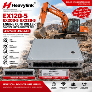 Controlador de Motor para Excavadora Heavylink 4372490 4376640 para EX120-5 EX200-5 EX220-5, Unidad de Control, Caja de Computadora - Product Image 1
