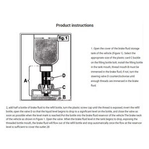 Kit de purge de liquide de frein à <span class=keywords><strong>air</strong></span> de haute qualité <span class=keywords><strong>extracteur</strong></span> de purge <span class=keywords><strong>d</strong></span>'embrayage bouteille de remplissage <span class=keywords><strong>extracteur</strong></span> de liquide de frein pneumatique - Product Image 5
