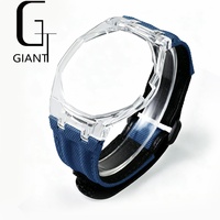Heißer Verkauf Neue Mode Maßgefertigtes 3H Nylon-Uhrenarmband Kundenspezifisches Transparentes Plastik-Uhrengehäuse Armband für Männer und Frauen