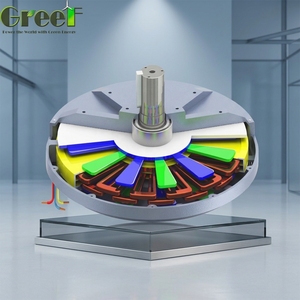 Générateur éolien à faible régime de 7,5 kW, 150 tr/min, design compact et léger, pour turbines verticales sur toiture - Product Image 2