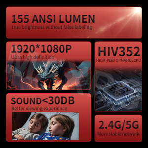 720P 155 ANSI Lumen proiettore Laser Android Smart TV 3D <span class=keywords><strong>Home</strong></span> Theater proiettore Laser per la casa d'affari - Product Image 3