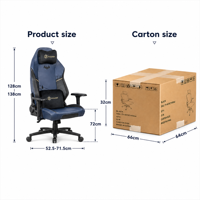 Chaise de jeu robuste pour adultes grands et corpulents, XL, large et confortable, chaise de bureau pour joueurs PC, Silla Stuhl, pour personnes corpulentes
