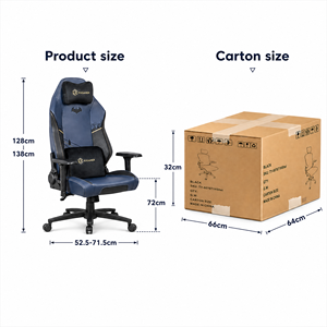 <span class=keywords><strong>Silla</strong></span> Gaming de Alta Resistencia para Adultos Grandes y Altos XL Ancha y Cómoda <span class=keywords><strong>Silla</strong></span> de <span class=keywords><strong>Escritorio</strong></span> para <span class=keywords><strong>PC</strong></span> para Personas Pesadas - Product Image 3