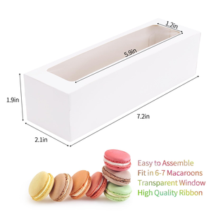 กล่องกระดาษบรรจุภัณฑ์ขนมมาการองขายดี - Product Image 4