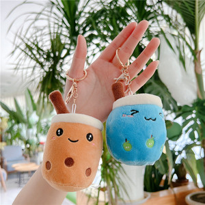 ตุ๊กตาผลไม้สีน้ำตาลรูปแก้ว<span class=keywords><strong>ชา</strong></span>นมไข่มุก 3000 แบบ ของเล่นตุ๊กตาห้อยกระเป๋า พวงกุญแจ ของขวัญ - Product Image 2