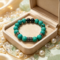 Bracelets cadeaux en pierres naturelles tendance, design original, turquoise, bracelets à perles tendance, bijoux de mode pour un usage quotidien