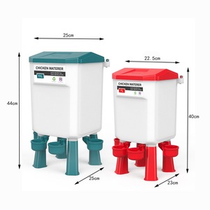 Nuovi Alimentatori Automatici per <span class=keywords><strong>Polli</strong></span> <span class=keywords><strong>e</strong></span> Pollame con Kit di Sospensione <span class=keywords><strong>e</strong></span> Piedini Inclusi, Ciotola in Plastica - Product Image 2