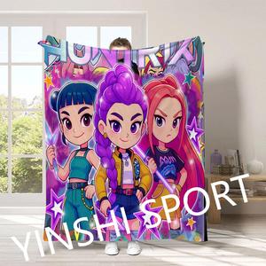 3000 + Thiết Kế Tốt Nhất Phim Hoạt Hình Phim Hoạt Hình Kpop Quỷ Thợ Săn Saja Chàng Trai Chăn Siêu Mềm Flannel Sofa Du Lịch Hoạt Hình Hổ Chăn - Product Image 4