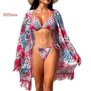 ชุดว่ายน้ำกันแดดสำหรับชายหาด2ชิ้นสุดเซ็กซี่ของผู้หญิงชุดว่ายน้ำชิ้นเดียวสำหรับ2025สุดฮอตของ2025 - Product Image 5