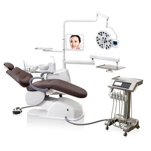 عالية الجودة جديد نموذج كامل الخيار سعر وحدة أحدث جراحة زرع نوع أدوات مخبرية أعلى شنت الفاخرة السلامة كرسي طبيب أسنان