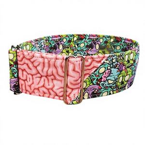 Collier tactique en plastique pour chien Greyhound, motif uni, anti-glissement, type Martingale ou à boucle - Product Image 1