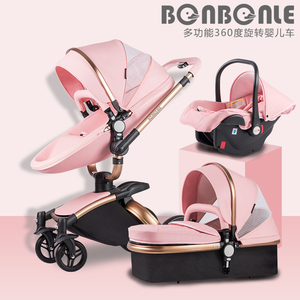 Système de voyage de luxe 3-en-1 en gros à prix abordable avec nacelle et siège auto - Product Image 4