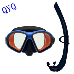 卸売 マスクシュノーケルセット低ボリューム-QYQ大人セット用強化ガラス少量シリコンダイビングマスク
