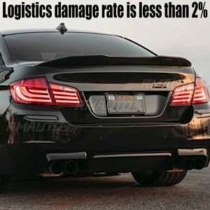 Alerón Trasero Estilo PSM de Fibra de Carbono Negro Brillante para BMW Serie 5 F10 F18 M5 520i 528i 535i 530i 525i M4 - Product Image 2