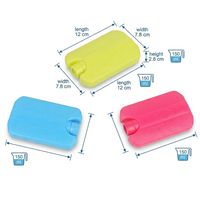 Prix d'usine – Mini-briques de glace isothermes colorées en plastique rigide, mignonnes, pour cadeaux, qualité alimentaire