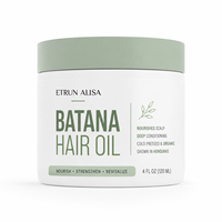 Marque privée 100% biologique favorise la croissance des cheveux Huile de batana pressée à froid Protège contre les dommages Sans odeur de brûlé Huile capillaire de batana