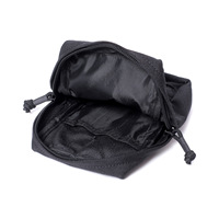 Pochette d'accessoires de camping en plein air découpée au laser avec fermeture éclair, sac de rangement suspendu multi-compartiments, organisateur d'outils EDC