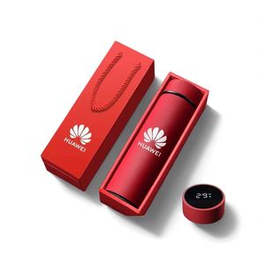 Custom Stainless Steel Vacuum Leakproof Tumbler <b>Temperature</b> Control Smart Water Bottle with LED Lid Leakproof Thermal Flask - Product Image 1