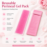 Compresse périnéale réutilisable chaude/froide OEM, pack de gel périnéal pour soulager l'inconfort périnéal après l'accouchement, soins post-partum