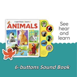 <span class=keywords><strong>Libro</strong></span> <span class=keywords><strong>de</strong></span> Sonido Educativo Interactivo para Niños, Aprendizaje <span class=keywords><strong>de</strong></span> las Primeras Palabras en Inglés con Música y Material <span class=keywords><strong>de</strong></span> Papel - Product Image 2