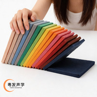 Ventes directes usine : Panneau acoustique moderne en feutre de fibre de polyester, écologique, ignifuge et insonorisant, pour entrepôt, extérieur et salon