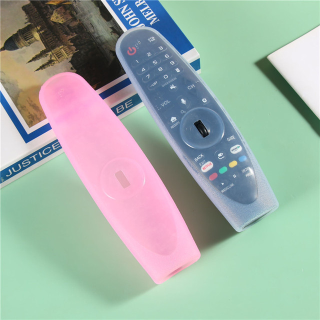 Transparent Thickened Dust- and Drop-Proof Silicone Protective Case for LG MR-600/MR-650 TV Remote Control Model T57