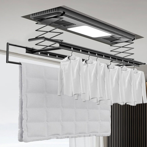 Séchoir à linge électrique intelligent télescopique automatique multifonctionnel pour balcon, avec télécommande - Product Image 4