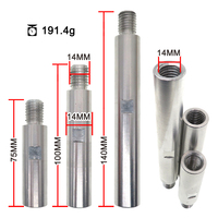 Lot de 3 adaptateurs de meuleuse d'angle, tiges d'extension M14 pour outils abrasifs et accessoires de polissage