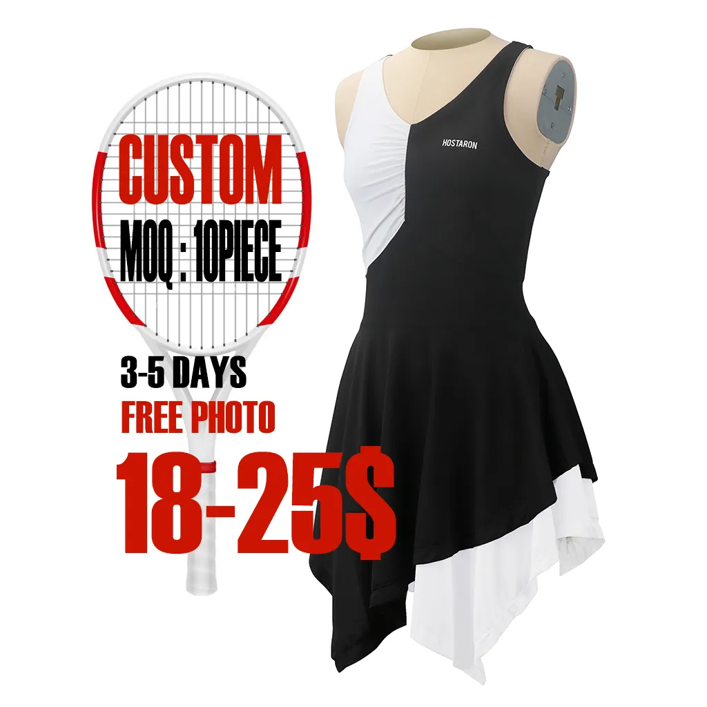 HOSTARON Activewear Pickleball Tennis Dress Sports Wear Pant Skirt With Pockets Running Yoga Sportswear Training Golf clothing