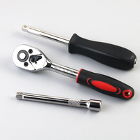 Lot de 46 clés à cliquet rapides 1/4" en CRV pour l'entretien automobile – Kit combiné pour véhicules