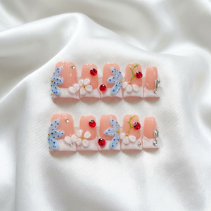 Fabricant d'<span class=keywords><strong>ongles</strong></span> à presser personnalisés, modèle Flare Duck Feet, en promotion pour les bals et les soirées, <span class=keywords><strong>ongles</strong></span> à presser en acrylique de luxe à motifs, faits à la main - Product Image 3