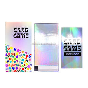 Fabricante de juego de cartas holográficas láser con reflejo de impresión personalizada al por mayor con caja - Product Image 2