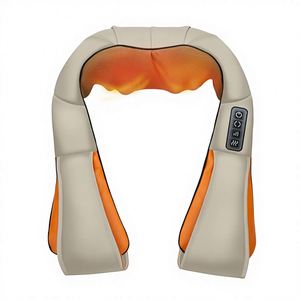 TAHATH Infrared Red <b>Light</b> Heat Neck Shoulder Massager <b>Plug</b>-<b>In</b> Shiatsu Deep Tissue Kneading Massager 3 Speed for Home Office Use - Product Image 3