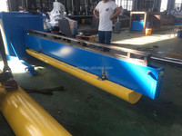 Cvc tuyau plat ovale conduit formant la machine