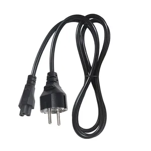 VDE Listed CEE 7/7 Plug VDE Cable H05VV-F 3G*1.0mm2 Computer Laptop Power Cable 1.2M/1.5M EU Power Cord