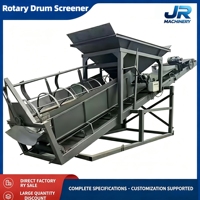Crible rotatif à tambour entièrement automatique pour la production de sable – Fonctionnement stable pour ligne de production de sable