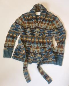 Cárdigans geométricos hechos a mano hechos a medida para hombres - Product Image 4