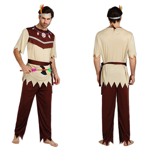 Halloween TV & Movie costumes For Women and Men Indian <span class=keywords><strong>Native</strong></span> <span class=keywords><strong>Warrior</strong></span> Suit and Maiden DRESS Mỹ phong cách ấn độ - Product Image 5