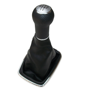 ฝาครอบหัวเกียร์หนัง Volkswagen Golf 4 ดีไซน์ตามหลักสรีรศาสตร์ รุ่น Dz-001-3 - Product Image 1