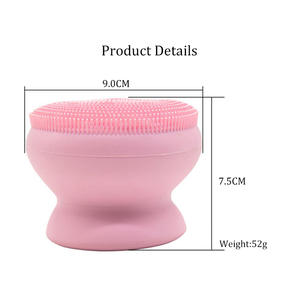 <span class=keywords><strong>Brosse</strong></span> de nettoyage du <span class=keywords><strong>visage</strong></span> en Silicone souple portable <span class=keywords><strong>brosse</strong></span> de lavage du <span class=keywords><strong>visage</strong></span> pour un nettoyage en profondeur outil de soin de la peau essentiel - Product Image 3